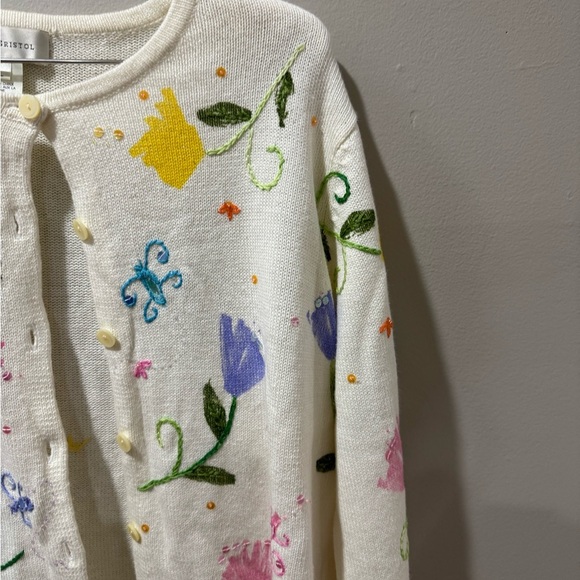 Vintage Susan Bristol floral sweater - Picture 5 of 8